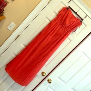 Strapless Coral maxi size M